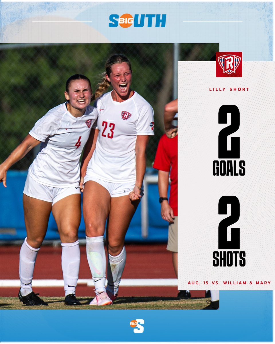 Big South Conference (@bigsouthsports) on Twitter photo These โ๏ธ Preseason Players of the Year wasted NO time.
<a href="/UpstateWSoccer/">USC Upstate Women's Soccer</a>'s Dara Russo and <a href="/RadfordWSOC/">Radford Women's Soccer</a>'s Lilly Short each scored 2โฃ goals in their respective season openers! โฝ๏ธ
#BigSouthWSOC These โ๏ธ Preseason Players of the Year wasted NO time.
<a href="/UpstateWSoccer/">USC Upstate Women's Soccer</a>'s Dara Russo and <a href="/RadfordWSOC/">Radford Women's Soccer</a>'s Lilly Short each scored 2โฃ goals in their respective season openers! โฝ๏ธ
#BigSouthWSOC