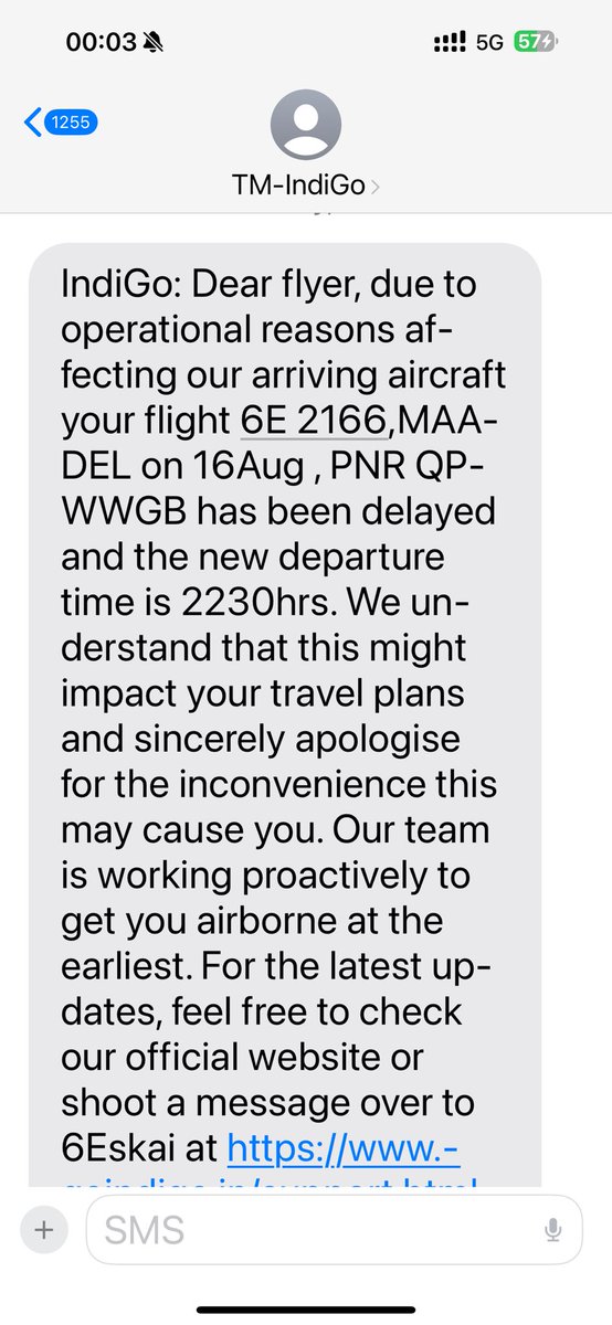snsatya's tweet photo. Simply making fool to customers. Increasing the time after every 1 hr. @IndiGo6E , never suggest anyone to take this Chennai - Delhi flight at 9:05 pm. 

They don’t have aircraft for this schedule for sure. Just trying to manage after seeing the customer booking. @RamMNK https://t.co/9zQyUumcRL