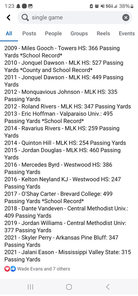 Coach__Evans's tweet photo. I'm the best QB Coach in the country!!! Single game highs for each QB I have coached! #CoachEvans #NumbersDontLie #QBWhisperer #QBEngineer #MidasTouch https://t.co/Gw8nv6t4kd