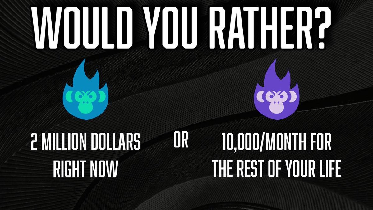 🎁CONTEST 🎁 

100$ to five people. What Monkey?  

 Like, Comment, Retweet and Follow Twitter

👿Only Message t.me/REALMADAPES and here on Twitter as we try to minimize copying scammers