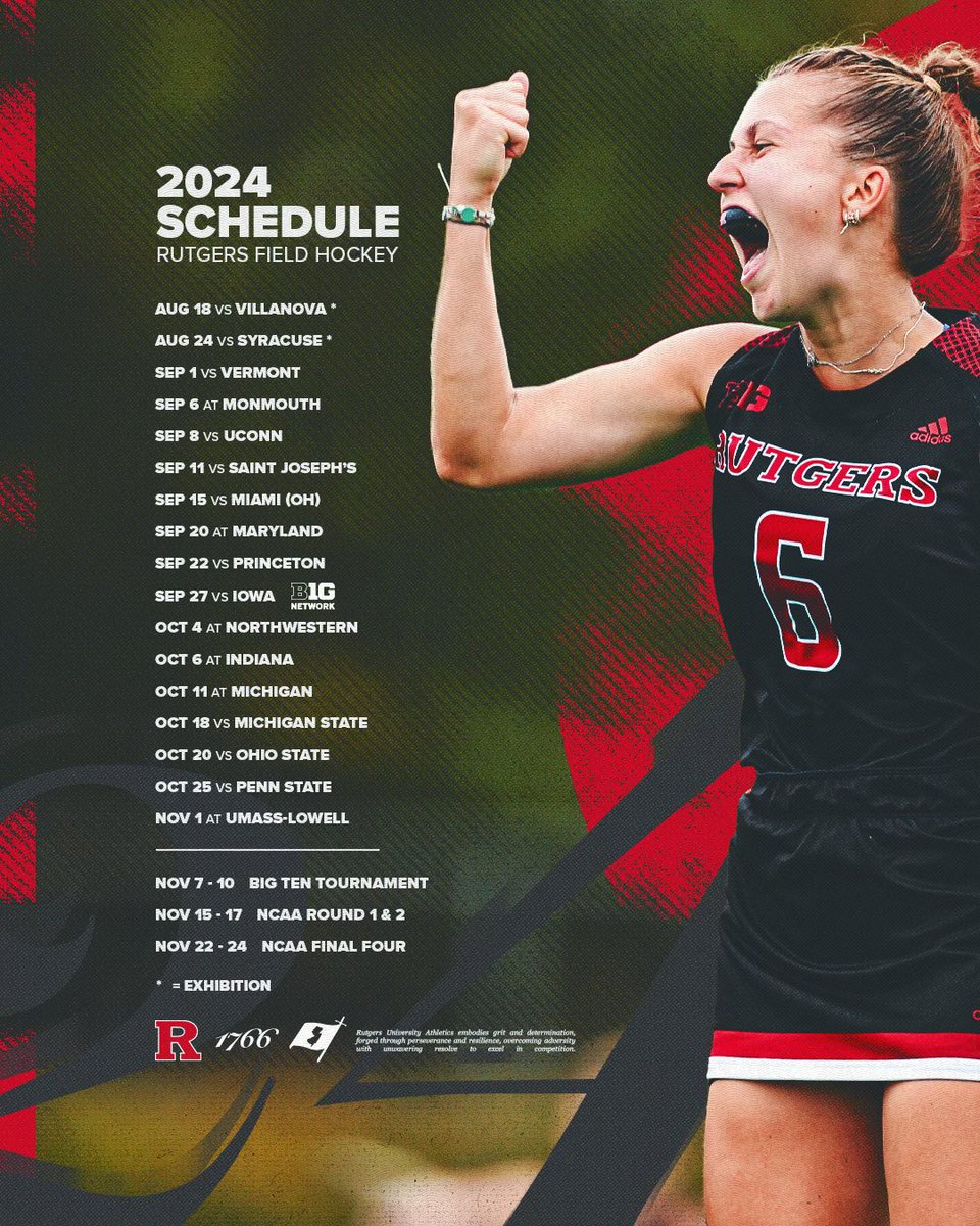 RUFieldHockey's tweet photo. Ready to get the 2024 #RUFH season underway, with our first scrimmage this Sunday! https://t.co/XnsqmErJpD