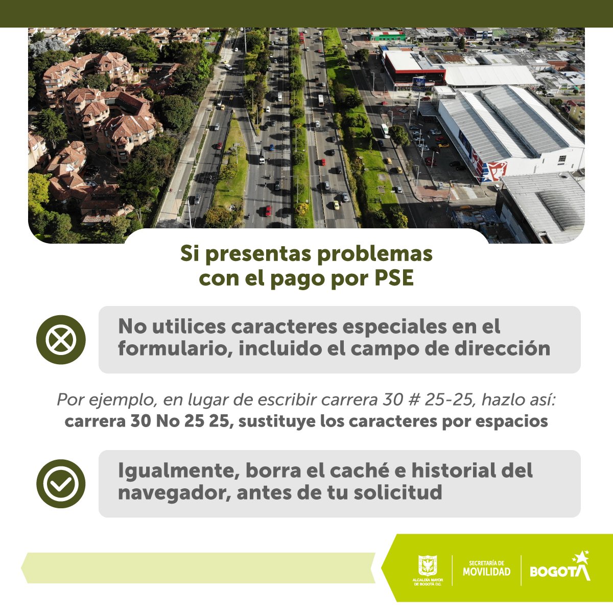 Movilidad Bogotá tweet media