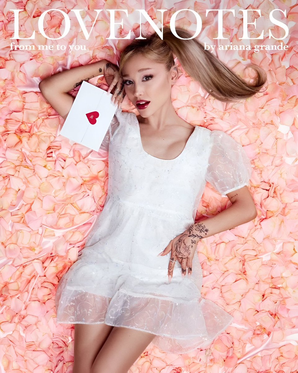 Ariana Grande looks captivating for ‘LOVENOTES.’