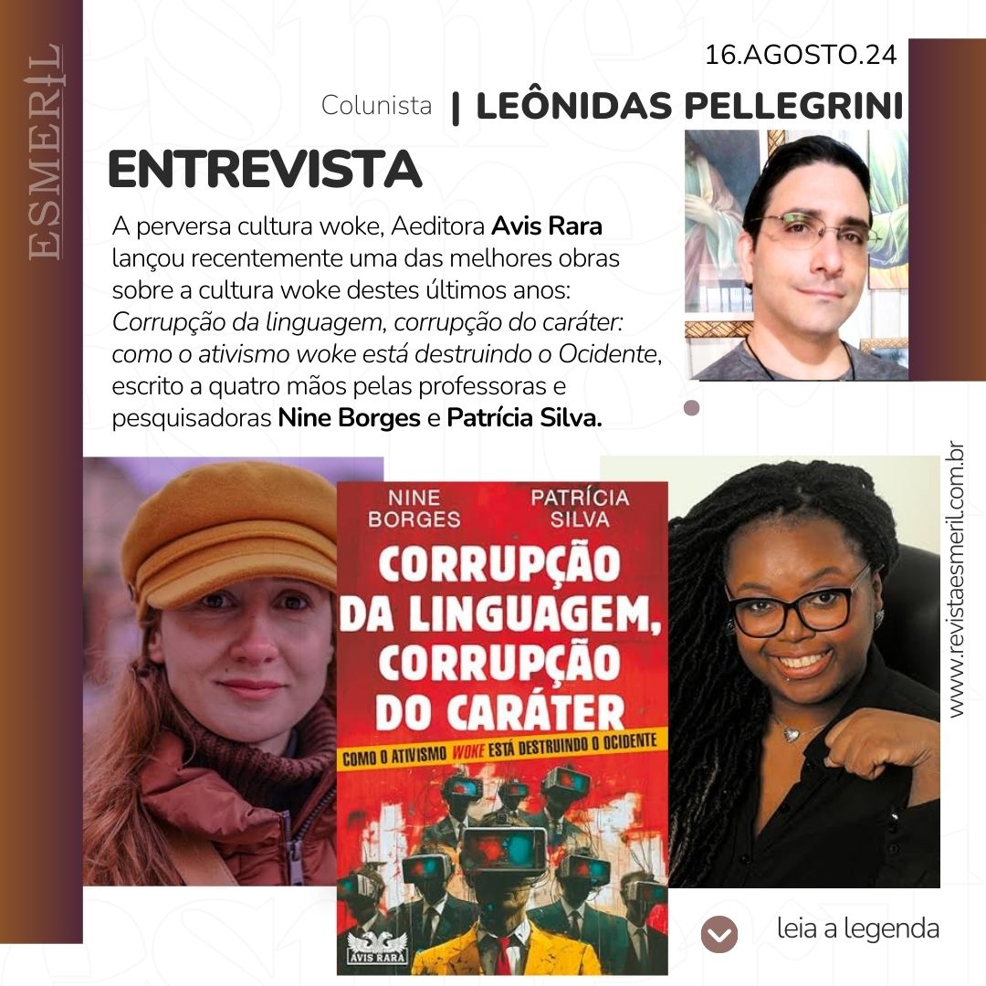 Será que a cultura woke está realmente corrompendo a linguagem e o caráter, ameaçando os valores democráticos do Ocidente? Compartilhe para fomentar um debate essencial sobre o futuro da nossa sociedade!
revistaesmeril.com.br/entrevista-a-p…