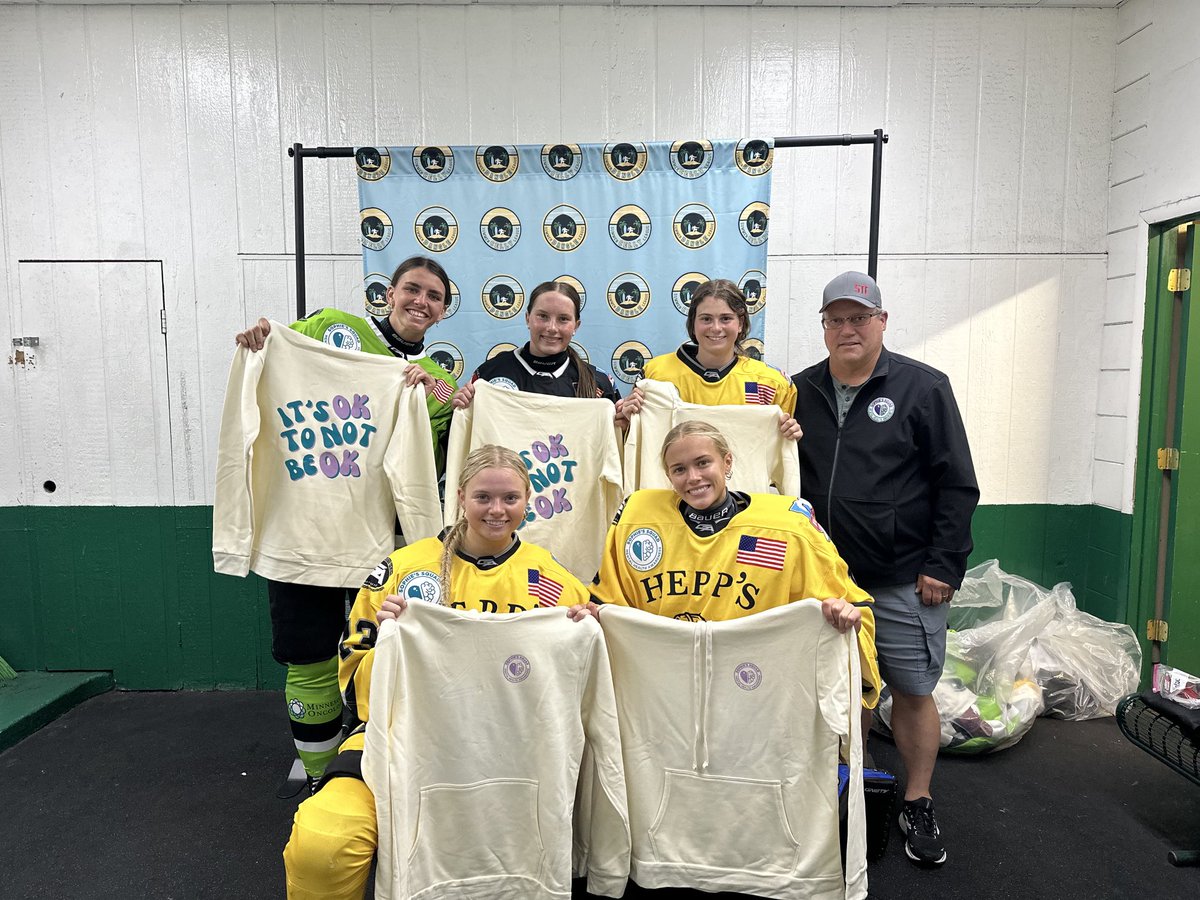 Dangle League (@dangleleague) on Twitter photo Here is your all-Dangle League team! Congrats girls and a special thank you to Sophie’s Squad for sponsoring the team and the awesome sweatshirts! It’s ok to not be ok! *Lolo not pictured <a href="/mnhockeytv/">MNHockeyTV</a> <a href="/SophiesSquad/">SophiesSquad</a> Here is your all-Dangle League team! Congrats girls and a special thank you to Sophie’s Squad for sponsoring the team and the awesome sweatshirts! It’s ok to not be ok! *Lolo not pictured <a href="/mnhockeytv/">MNHockeyTV</a> <a href="/SophiesSquad/">SophiesSquad</a>