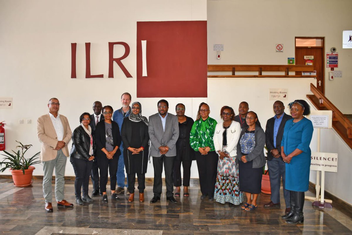 au_ibar's tweet photo. #Today, AU-IBAR &amp; ILRI, sister organizations dedicated to advancing #AnimalResources in Africa, met at ILRI Campus, Nairobi. 
The focus was on strengthening our partnership, aligning strategies, &amp; setting a roadmap for sustainable animal resource development across the continent. https://t.co/AbhAdJbwmd