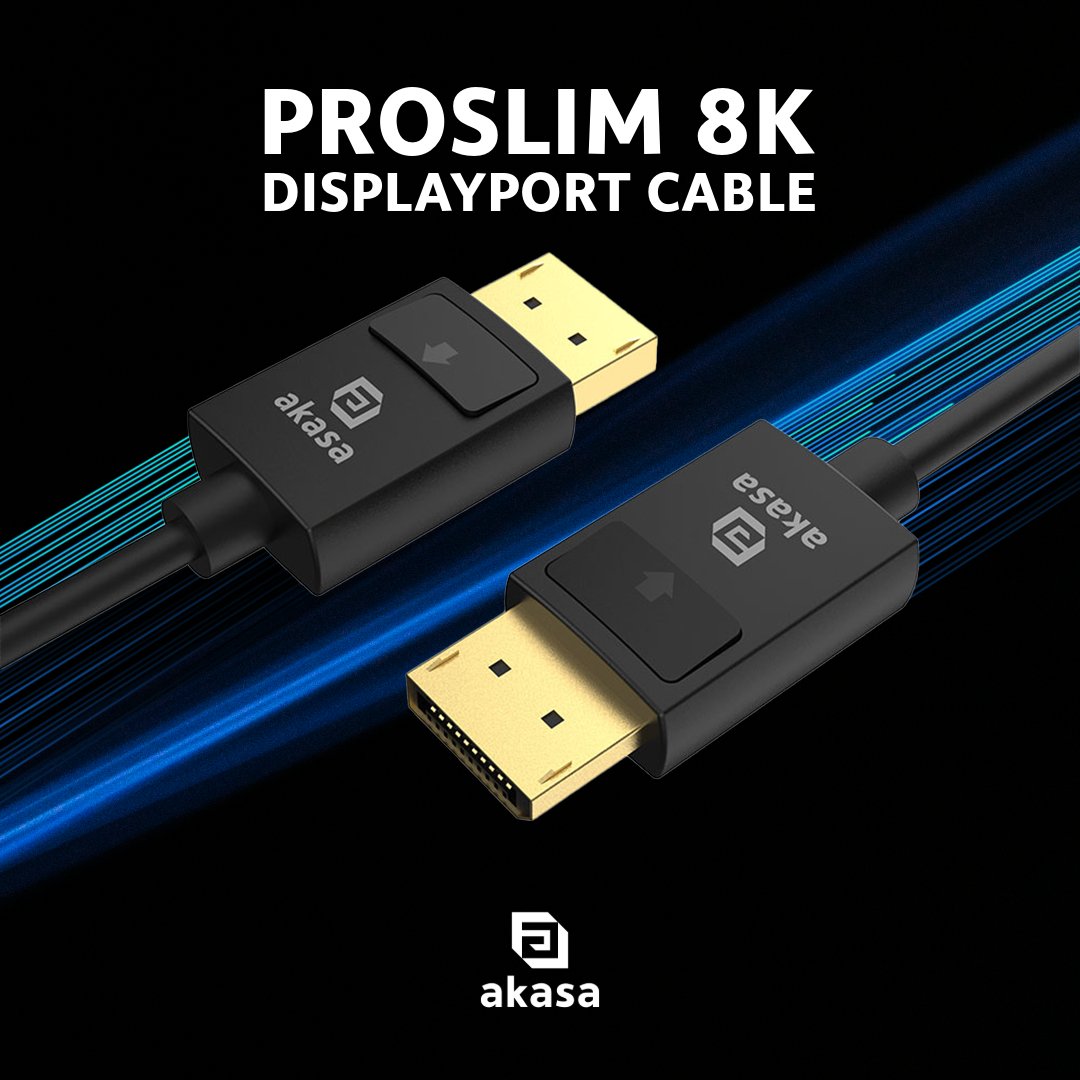 akasa_tech's tweet photo. 🆙Upgrade your setup with the sleek Akasa PROSLIM 8K DisplayPort Cable.
🚀Experience stunning 8K visuals and lightning-fast performance.
🖥Perfect for tech enthusiasts!
#Akasa #PROSLIM #DisplayPort #8K #Tech #Cable #PC #Upgrade https://t.co/WisVGOj2Dn