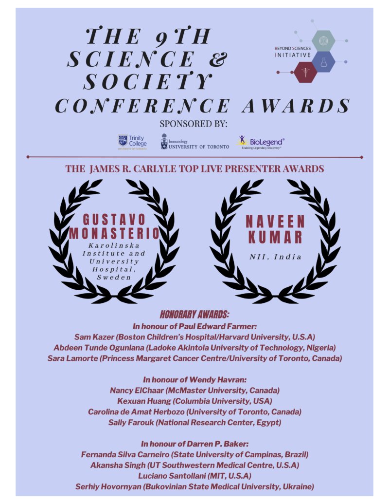 UofT Immunology (@immunologyuoft) on Twitter photo #ICYMI: Congratulations to Naveen Kumar and Dr. Gustavo Monasterio (<a href="/gamonasterioo/">.</a>) for receiving the James R. Carlyle Top Live Presenters Awards at the 9th Science & Society Conference of the <a href="/BeyondSciences/">Beyond Sciences</a> Initiative led by the Department of Immunology <a href="/uoftmedicine/">Temerty Medicine</a> in March! #ICYMI: Congratulations to Naveen Kumar and Dr. Gustavo Monasterio (<a href="/gamonasterioo/">.</a>) for receiving the James R. Carlyle Top Live Presenters Awards at the 9th Science & Society Conference of the <a href="/BeyondSciences/">Beyond Sciences</a> Initiative led by the Department of Immunology <a href="/uoftmedicine/">Temerty Medicine</a> in March!