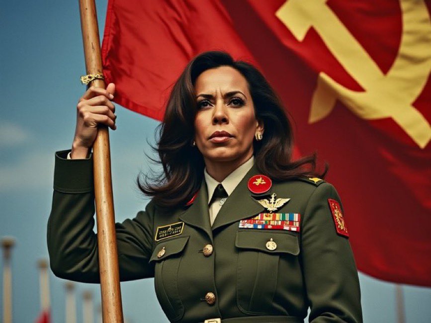 Kamala announces she’ll use the government to control grocery prices and the money printer to issue $25,000 checks for housing costs

The basic laws of economics show this will absolutely destroy our capitalist economy

But then again that’s her goal

She is #ComradeKamala

PC: