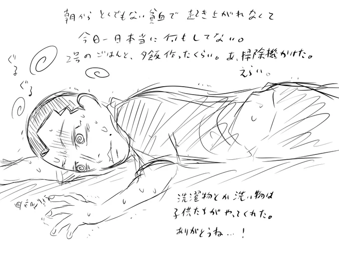 ぐるぐるの一日だった…。 