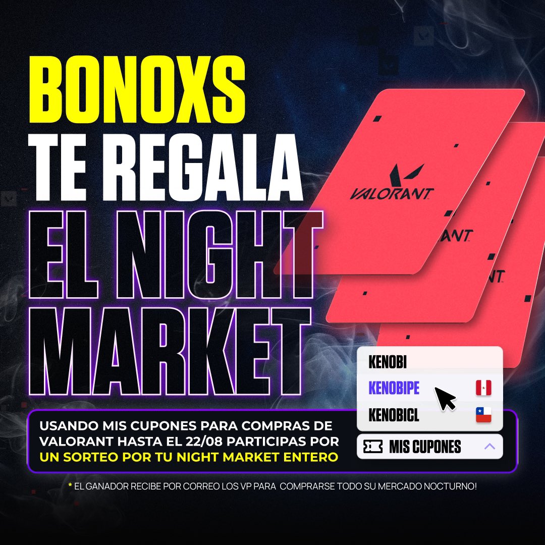 prin_vlr's tweet photo. 💣 SORTEO TODO UN NIGHT MARKET 💣

🖼️ En la imagen está toda la info de cómo participar. 

📆 Tenes hasta el 22/08 para participar.

🤩 Además si le das LIKE y RT a este tweet participas por 2,575 VP para gastar en lo que vos quieras. https://t.co/zsYG5lbVj5
