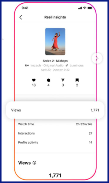 one2fan_'s tweet photo. Instagram algorithm is shifting focus 👇

Instagram update: "Plays" are now "Views" for reels, and the key metric is shifting to "Sends per Reach", showing how often your content is shared via DMs.

Source: https://t.co/sa02S2w4Bb

#instagramreels #instagramupdate #contentcreator
