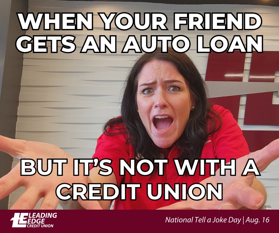 LeadingEdgeCU's tweet photo. Happy #nationaljokeday! While these may not be your typical joke, we couldn't resist making funny memes for the occasion. https://t.co/o3ipcDLb4d