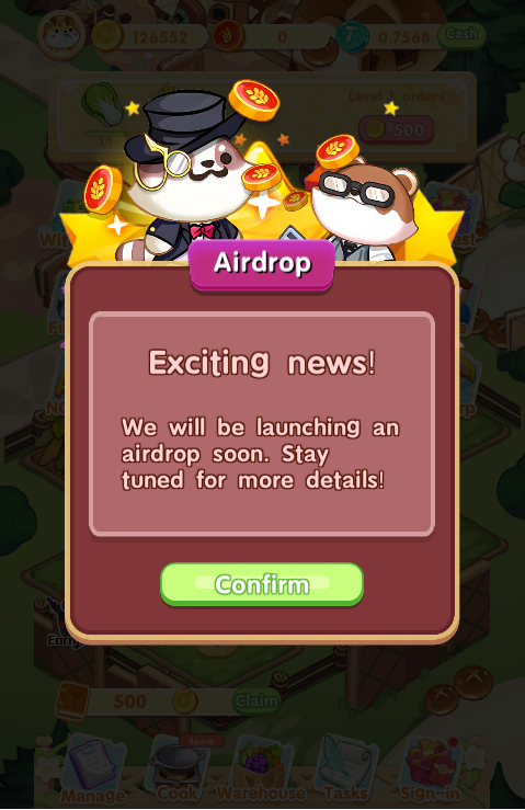 GoldRanchGame's tweet photo. Dear Community,

Thank you for your incredible support! @MyTinyRanch  has grown to over 2 million users, and it’s all thanks to you. 🌾To show our appreciation, we’re integrating game tokens and planning future airdrops to maximize your earnings. 🪙 https://t.co/7dk9VCM492