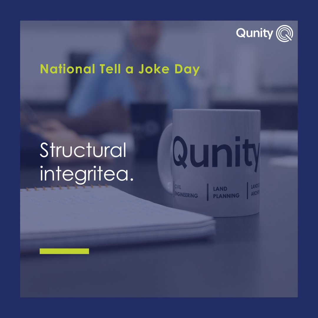QunityOfficial's tweet image. Up for a laugh? Because we are 🤣 #NationalTellAJokeDay