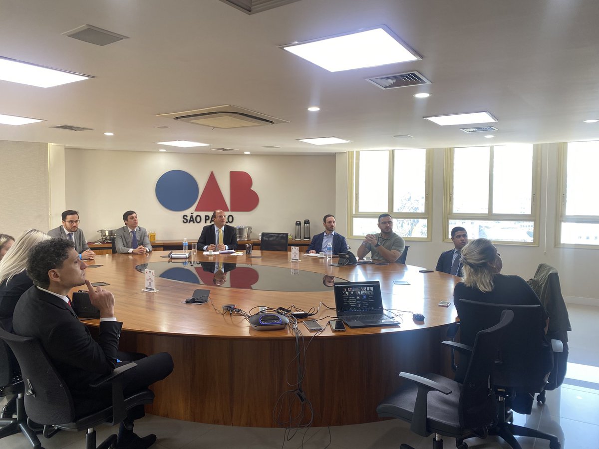 AbissamraJose's tweet photo. Reunião da Comissão Especial de Advocacia Criminal da OAB/SP.
Novamente, uma honra e uma responsabilidade enorme presidir essa Egrégia Comissão!
#oabsp
#advocaciacriminal
@oabsaopaulo https://t.co/oMoYHwDrvN