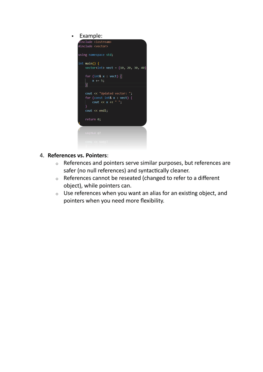 TechHarshal's tweet image. 📚 Day 13 of Learning C++ Programming Language 💻
 Today’s Highlights: [References]

What I Learned:
 - Reference
 - Concepts and Examples
 
Next Steps:
[Pointers]

Today&apos;s notes are given

#day12 #programminglanguage #codinglife #Cpp #twitter