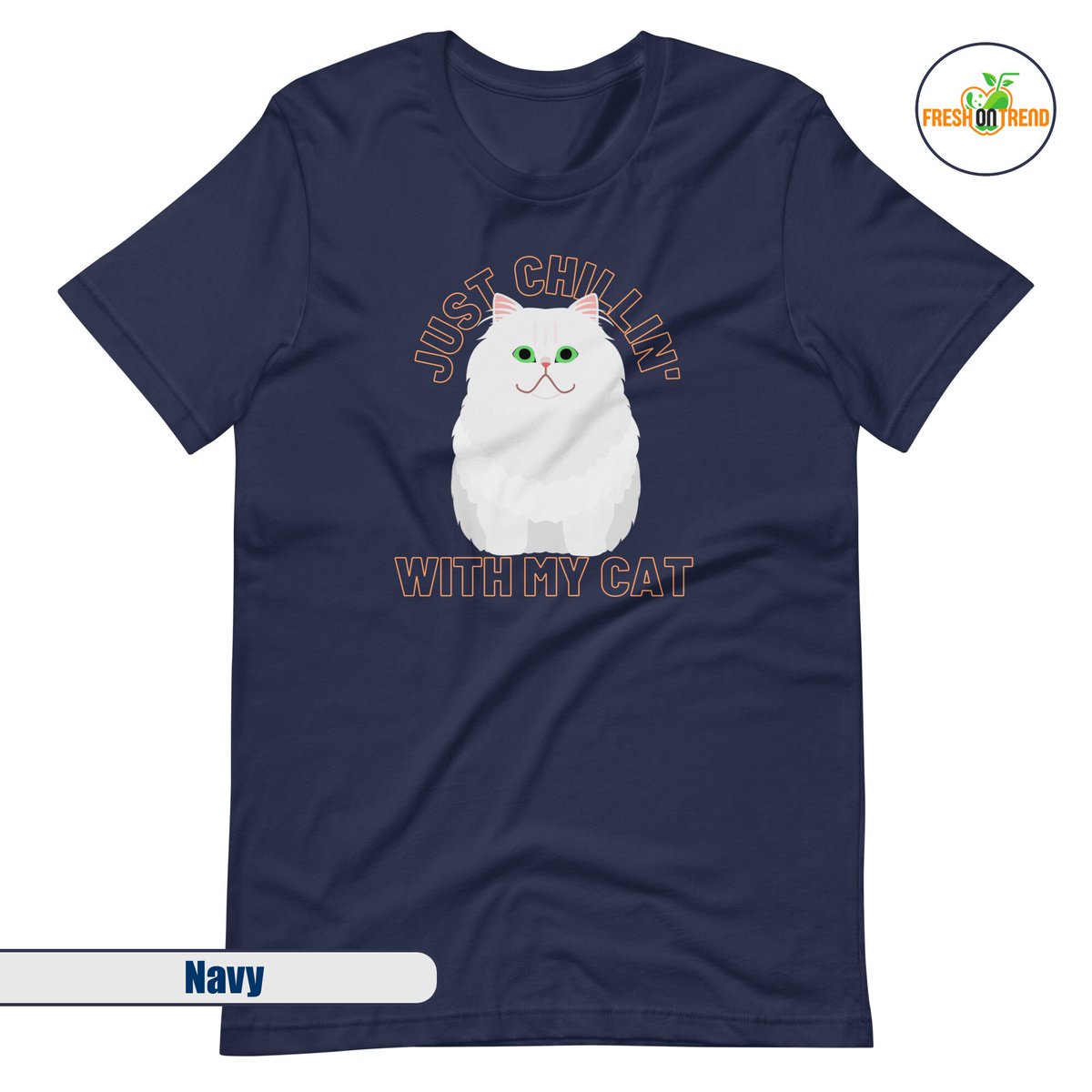 Persian Cat Shirt, Persian Longhair Kitten | Just Chillin' With My Cat T-shirt | Cat Mom Tee | Casual Shirt Pet Gift Idea | Persian Gifts #PersianCatTShirt #PersianCatTshirt 
Buy here etsy.com/listing/138884…