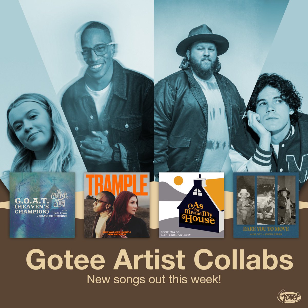 The #goteefam is represented across FOUR collabs today! Check ‘em out!