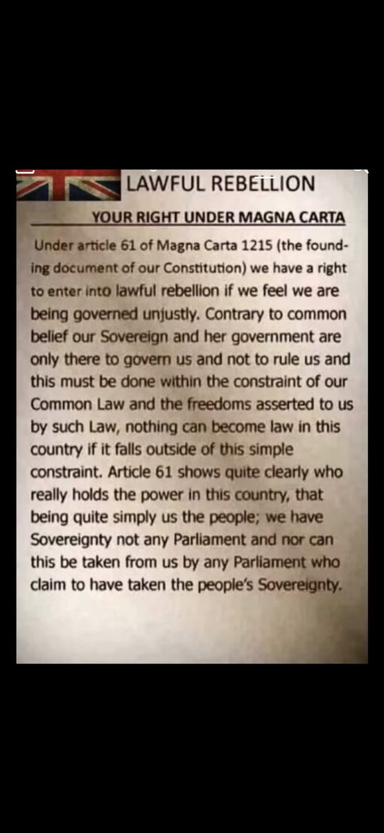 🇬🇧 Britain - The time is approaching where we all need to understand precisely what the Magna Carter