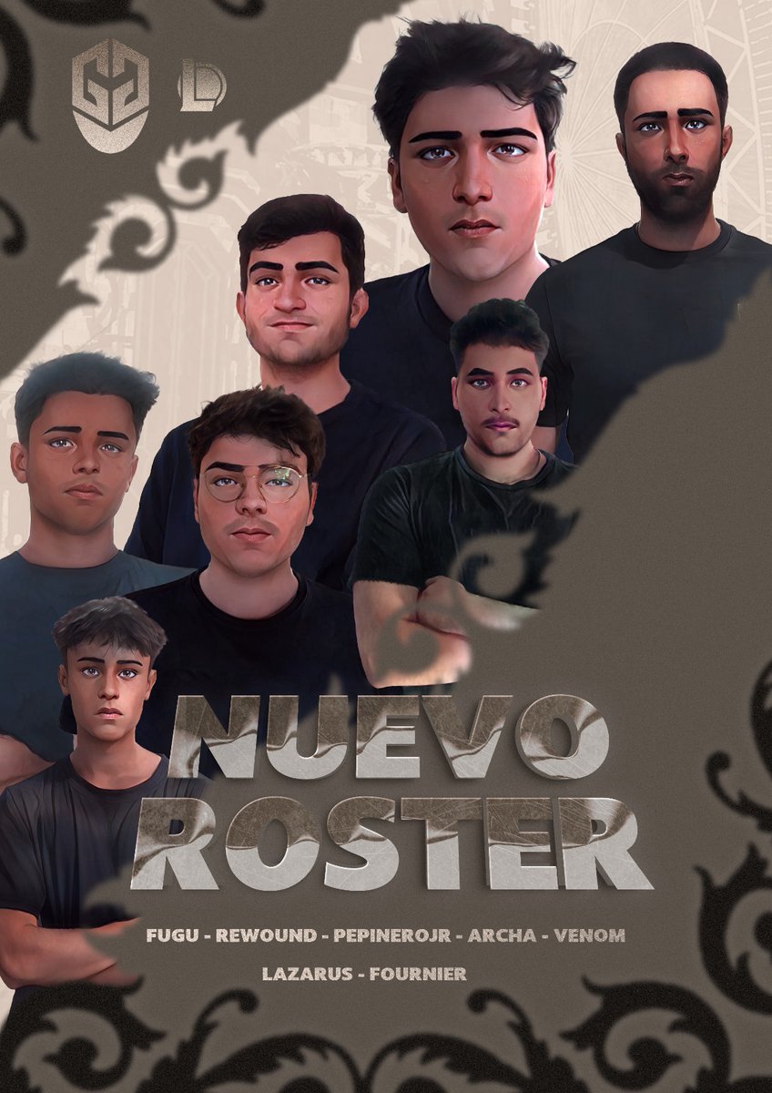 Team GMask (@teamgmask) on Twitter photo 🧙♂️| PRESENTACIÓN • LOL
Os presentamos a los nuevos invocadores de la grieta de la Liga Nexo ⚡
Bienvenidos enmascarados 🎭
👔STAFF👔
<a href="/RheusLol/">Rheus</a>
<a href="/ZeroTTx/">ZeroT</a>
<a href="/Sariitah_00/">Sara Muñoz</a>
🫂 PLAYERS 🫂
<a href="/Rewound_/">Rewound</a>
<a href="/OGFugu/">Fugu</a>
<a href="/PepineroJr/">Picos de genialidad</a>
<a href="/adcvenom/">venom</a>
@archacutor
🔁SUPLENTES🔁
<a href="/LazarusADC/">Aitor "Lazarus" Algarate</a>
<a href="/FournierXD/">Fournier</a> 🧙♂️| PRESENTACIÓN • LOL
Os presentamos a los nuevos invocadores de la grieta de la Liga Nexo ⚡
Bienvenidos enmascarados 🎭
👔STAFF👔
<a href="/RheusLol/">Rheus</a>
<a href="/ZeroTTx/">ZeroT</a>
<a href="/Sariitah_00/">Sara Muñoz</a>
🫂 PLAYERS 🫂
<a href="/Rewound_/">Rewound</a>
<a href="/OGFugu/">Fugu</a>
<a href="/PepineroJr/">Picos de genialidad</a>
<a href="/adcvenom/">venom</a>
@archacutor
🔁SUPLENTES🔁
<a href="/LazarusADC/">Aitor "Lazarus" Algarate</a>
<a href="/FournierXD/">Fournier</a>