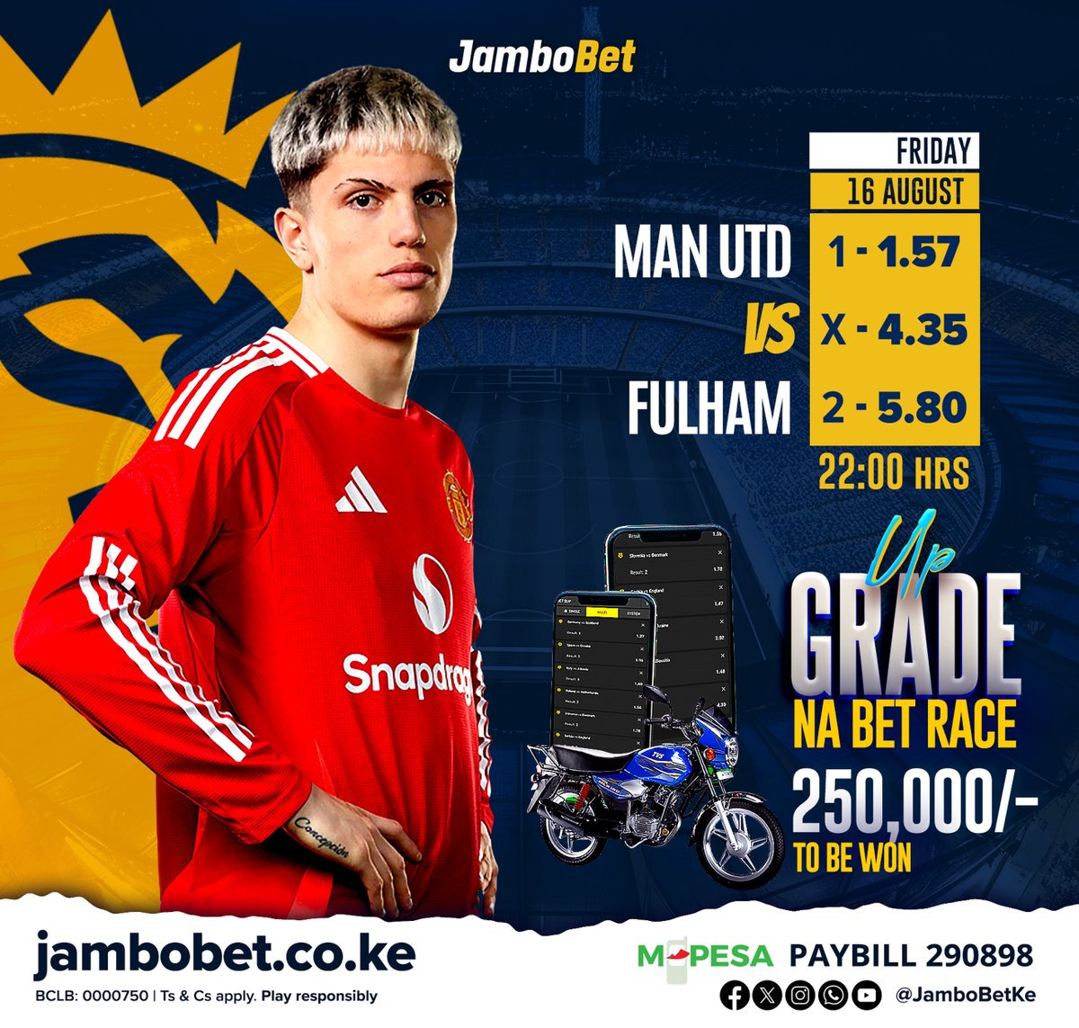 jambobetke's tweet photo. Wale wa kukula mara mbili kujeni. Game ni moto na kuna #BetRace. Ayayayaya. Hii ganji ni kama ya bure. wewe wekelea tu.

https://t.co/HI9RiZHTN4

#PlugNiJamboBet
#PlayResponsibly https://t.co/cCGL2FasIZ