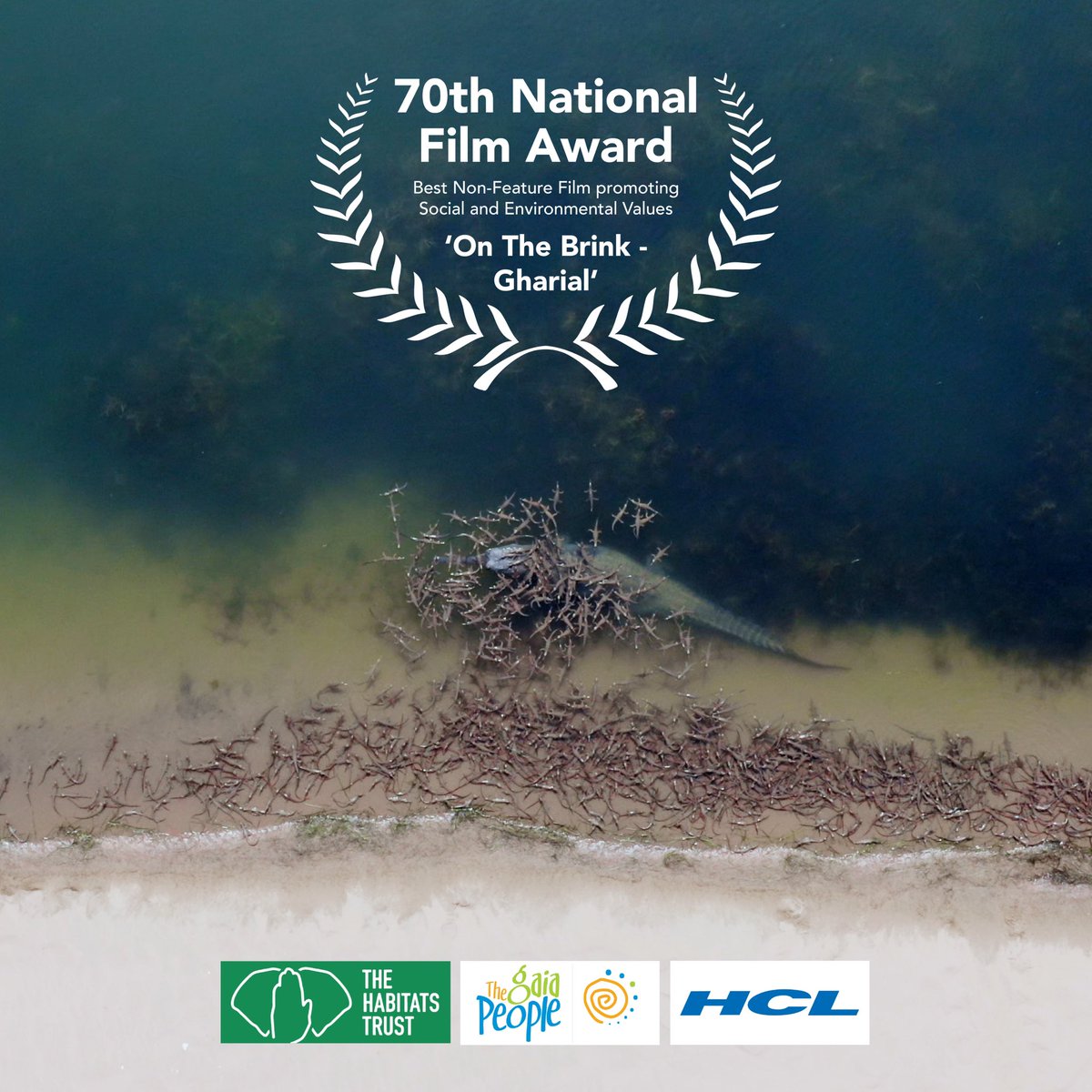 HabitatsTrust's tweet photo. It brings us great joy to share that our film ‘Gharial’ from season 2 of the series ‘On The Brink’ has won the 70th #NationalFilmAward for Best Non-Feature Film promoting Social and Environmental Values!
#wildlifefilms #endangeredspecies #India #THTFilms https://t.co/YqLeuuMlaa