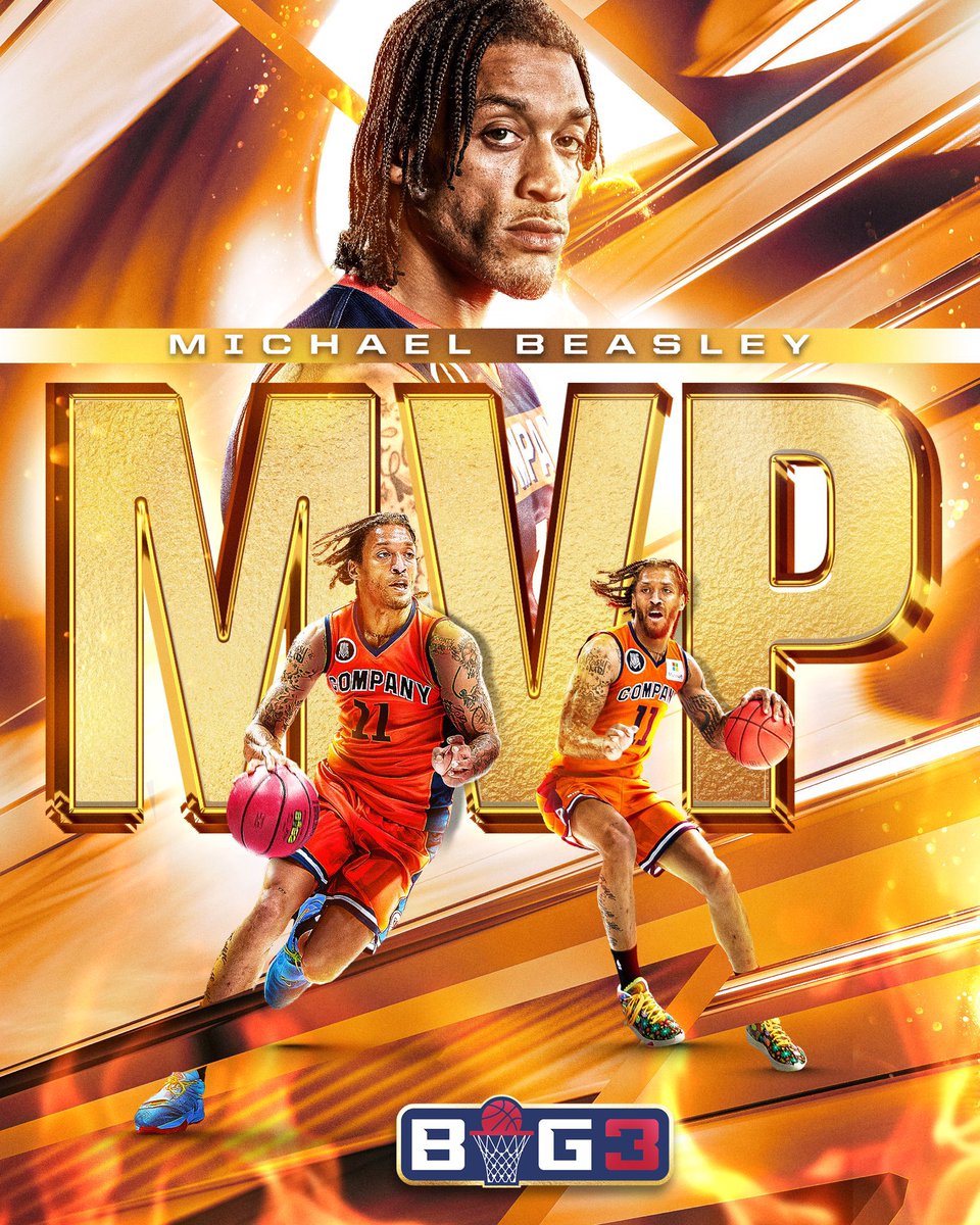 Michael Beasley just won MVP in the <a href="/thebig3/">BIG3</a> league 🔥