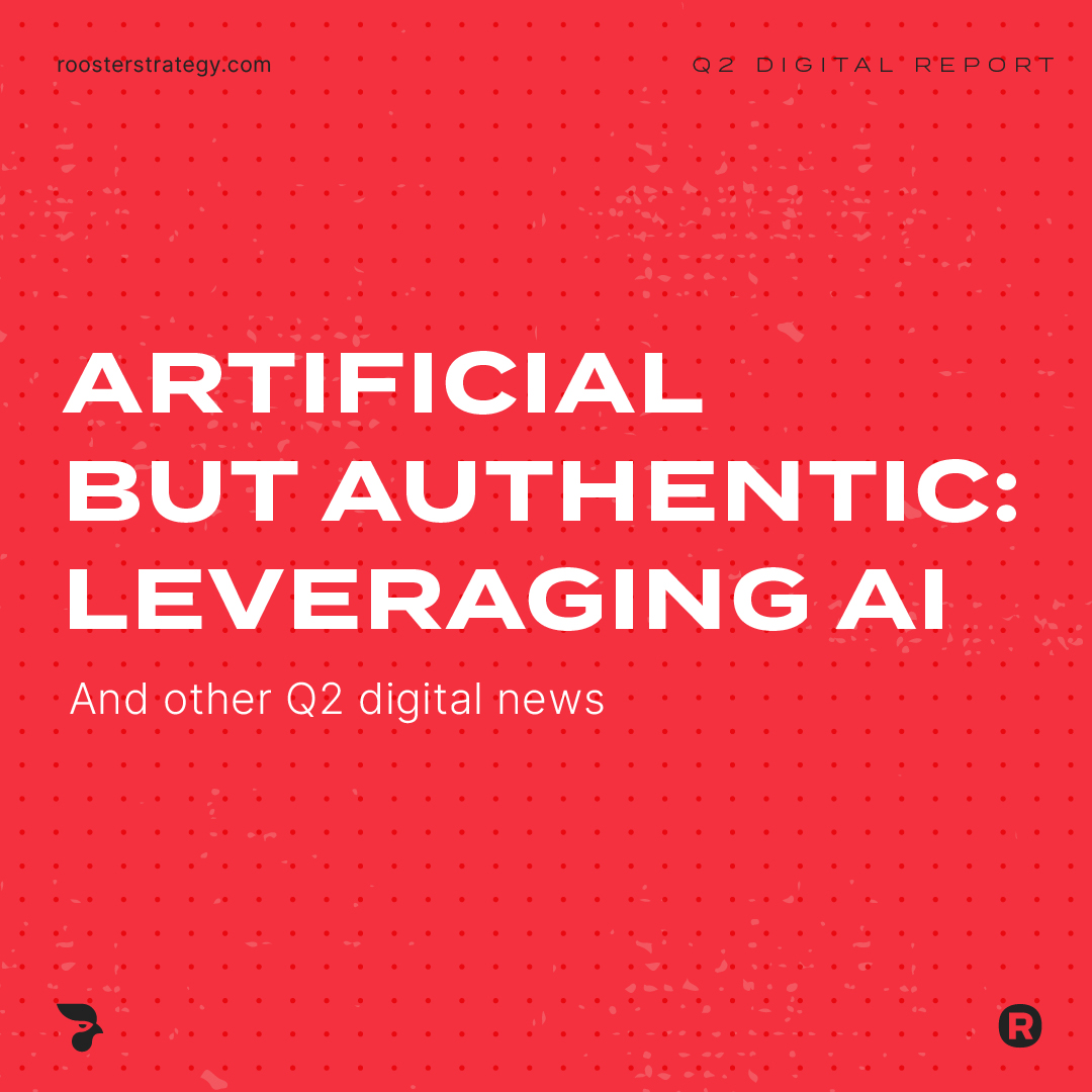 Learn more about the trends, insights, updates and tips about AI, social media, email marketing and more in this edition of the Digital Report.

Read more: roosterstrategy.com/the-latest/dig…