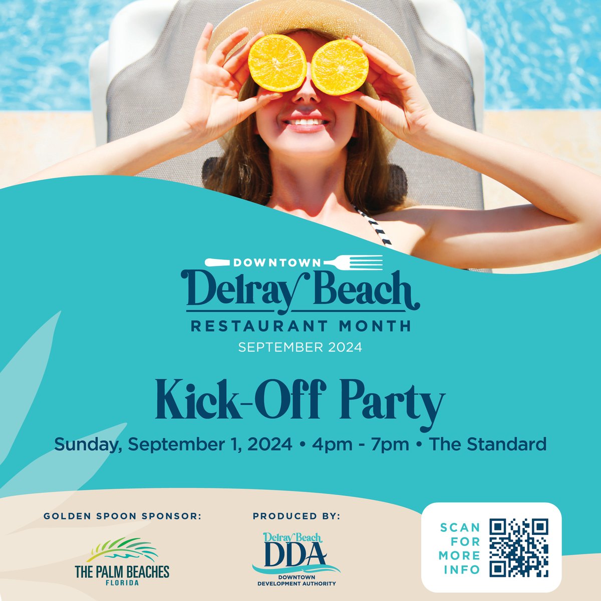 #JUSTANNOUNCED 42 restaurants are participating in this year's #DowntownDelrayRestaurantMonth! 

🎉  Join us for the kickoff party on Sunday, September 1st at The Standard from 4pm - 7pm for happy hour specials &amp; raffle prizes. 

LEARN MORE: downtowndelraybeach.com/restaurantmont…