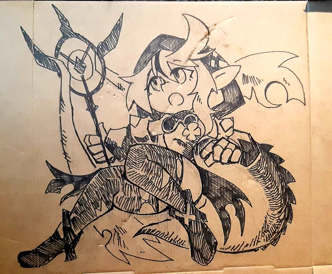 It's Tomimi on the other side of the box. #Arknights 