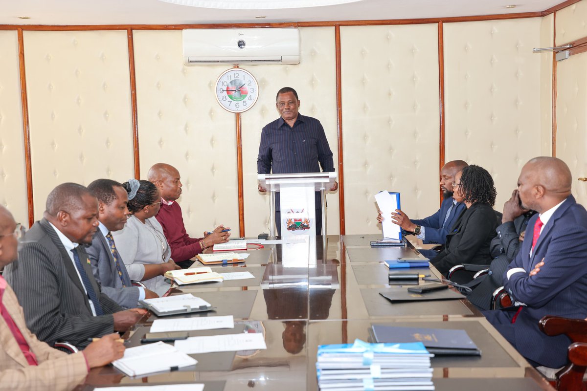 Hon. Justin Muturi, EGH tweet media