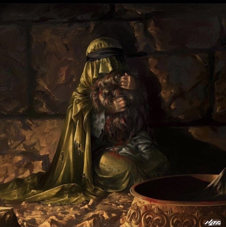 Four years old Sakina (s) had her ribs broken, just like her grandmother, Fatima Zahra (s)