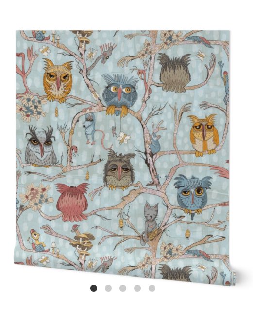 JoLenzArt's tweet image. 👩‍🎨 Wahoo, die Votings sind eröffnet. Wer Zeit hat und wem mein Eulen-Design zum Thema Conversational Wallpaper gefällt, kann mir mit seinem Vote zu mehr Sichtbarkeit verhelfen. Hier geht‘s lang: spoonflower.com/design-challen…
#spoonflower #surfacepattern #patterndesign #woodland