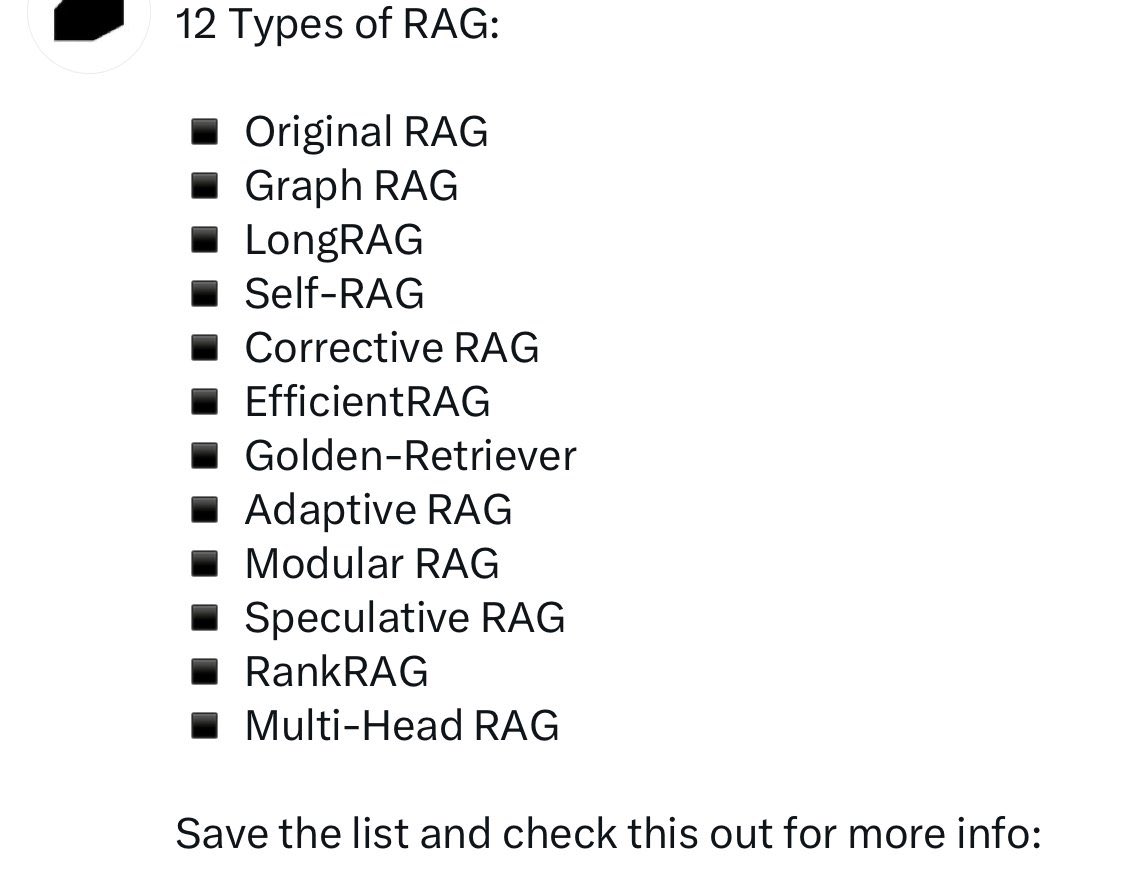 主流的12+ RAG ⚡️，发展太迅猛了，还有那些比较成熟的RAG 应用示例或技术🤯