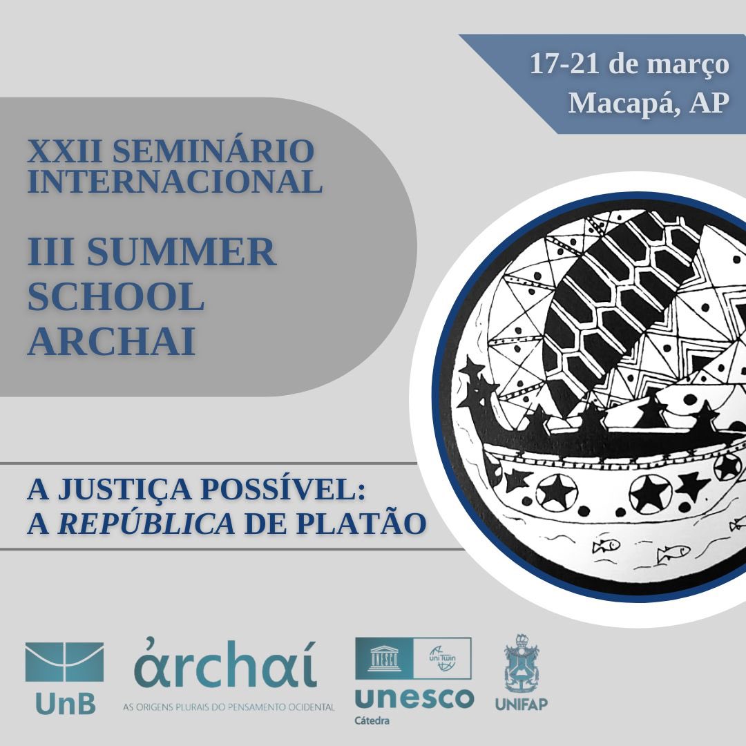 archaiunb's tweet photo. A Archai vai para a Amazônia! 

Vem aí a III Summer School Archai em Macapá (Amapá). 

De 17 a 21 de março 2025, sobre a República de Platão.

🔗 Link e mais informações: https://t.co/pY0DezWht5 https://t.co/MUXeGNl2Vu