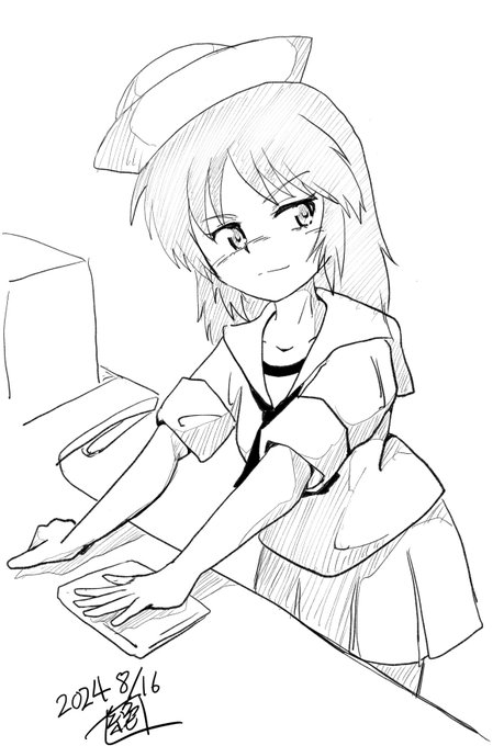 #週末ガルパンお絵描き120分一本勝負
#週末ガルパンお絵描き120分一本勝負20240816
お題「ムラカミ」
久しぶりにどん底に来てみた
重たい扉を開けて中に入るとテーブルを拭いているムラカミがいた
「よぉ久しぶりじゃねぇか」
お なんか覚えていてくれたらしい
ちょっと嬉しい
#ガルパン 