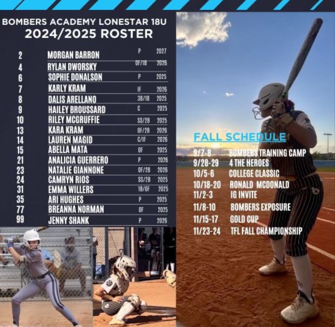 Fall schedule is OUT 👀 <a href="/CoachBandin/">Alexis Bandin</a>  <a href="/pvamusoftball/">PVAMU Softball</a> <a href="/mcoutts20/">Mike Coutts</a> <a href="/MinesSoftball/">Mines Softball</a> <a href="/mehallhbu/">Mary-Ellen Hall</a> <a href="/CoachNat_HCU/">Natali Duron</a> <a href="/HCUSoftball/">HCU Softball</a> <a href="/hopetraut/">Hope Trautwein-Valdespino</a>