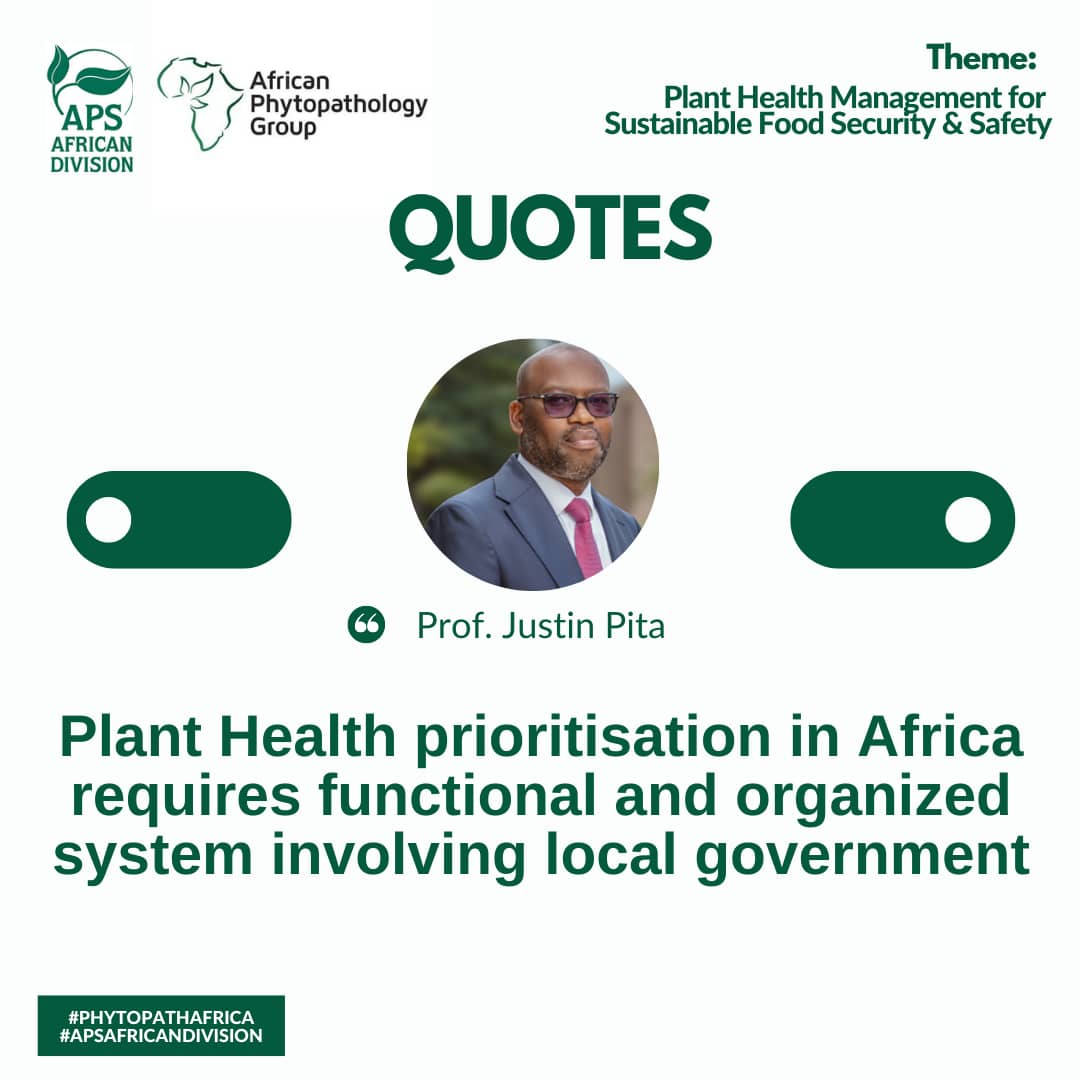 <a href="/phytopathafrica/">African Phytopathology Group</a> <a href="/FAOAfrica/">FAO in Africa</a> <a href="/AfDB_Group/">African Development Bank Group</a> <a href="/_AfricanUnion/">African Union</a> <a href="/akin_adesina/">Dr. Akinwumi A. Adesina, CON, CGH</a> I was honored to moderate this discussion: Africa's  functional plant health and food secure system needs: training &amp; capacity building, infrastructure, robust research-farmer/extension linkages, &amp; early disease detection/warning systems: <a href="/MakerereNews/">Makerere University News</a> <a href="/narouganda/">NARO Uganda</a> <a href="/MAAIF_Uganda/">MAAIF 🇺🇬</a>