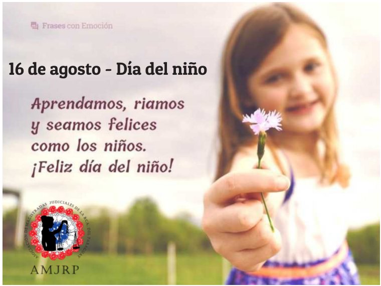 ¡Feliz Día del Niño!🧸❤️
Hoy celebramos a nuestros niños que son el futuro y la esperanza de nuestro país. Su energía, creatividad y alegría nos inspiran a construir un mundo más justo, seguro y lleno de oportunidades para ellos. 
#AMJRP🇵🇾
