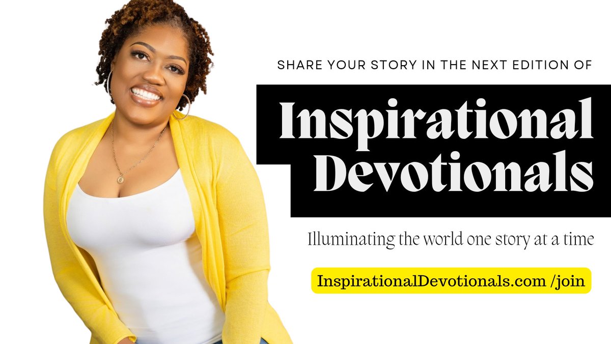 Join our Inspirational Devotionals Project and share your story of God's favor. Apply at InspirationalDevotionals.com/join