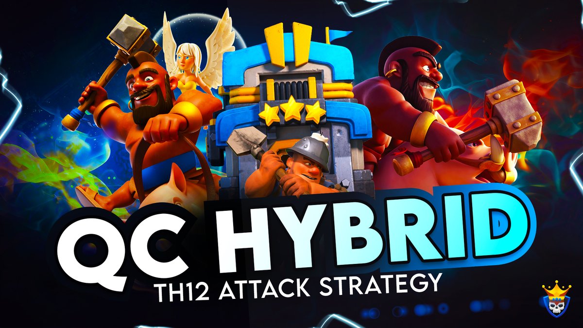 ⚔️ QC HYBRID | TH12 Attack Strategy

📺 Learn how to WRECK bases with perfect QC Hybrid - youtu.be/pWnJN5XALMo?si…

🔴 Subscribes appreciated.