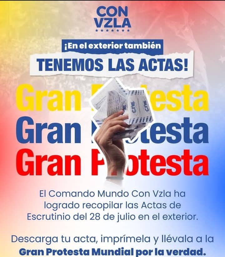 Venezolano, si quieres saber dónde será la concentración en tu ciudad, chequea aquí ⬇️

drive.google.com/drive/folders/…

Que ningún venezolano se quede en casa. Vamos todos juntos a demostrarle al mundo que ganamos y tenemos las pruebas 🇻🇪

Definitivamente, #GanóVzla