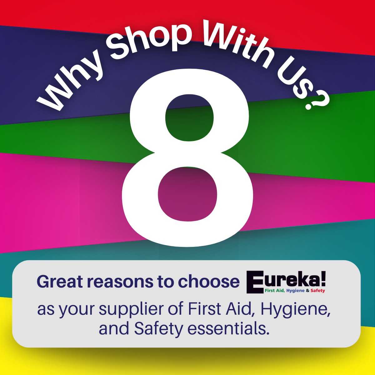 EurekaDirect's tweet photo. At Eureka!, we pride ourselves on having an unrivalled range of first aid, hygiene, and safety to bring our customers the products you need, when you need them!  That's on top of the other benefits we offer... 

Shop smarter, save bigger, and enjoy the perks 🛒🌟

#Eureka #perks https://t.co/af1N8Ikgm7