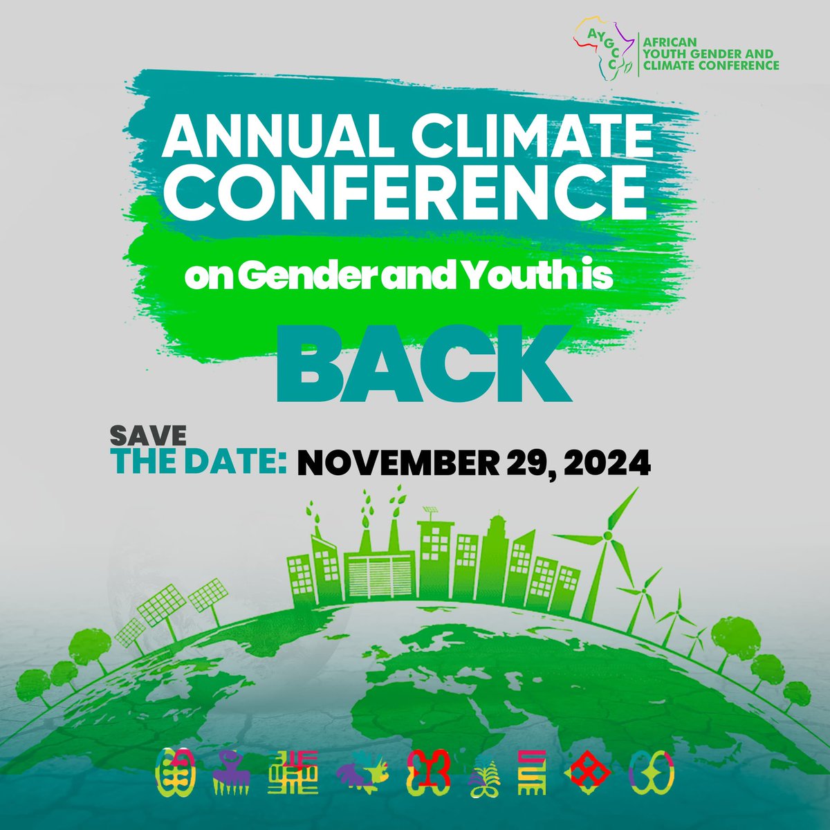 aygcc_'s tweet image. AYGCC IS BACK!!! 🌍 🌿 📢

Mark your calendars to join us this November for the 3rd edition of the African Youth Gender and Climate Conference #AYGCC2024.

✅Register: bit.ly/Register-AYGCC…

#AYGCC #AnijieGlobalFoundation #genderequality #qualityeducation #cop29 #climateaction