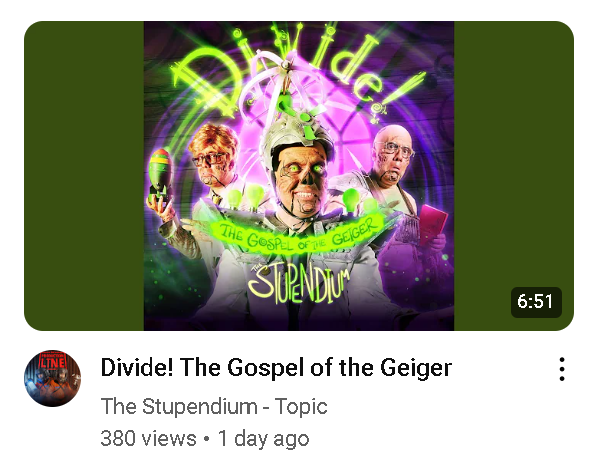 DiscloseDoctor's tweet photo. @TheStupendium, I have no clue how but it seems like your song is on Youtube early? You might want to sort it out... I hope your premiere still goes well, I'll be there!

(also to anyone else who sees this tweet- don't spoil yourself! join us for the premiere!) https://t.co/R1bJ2E7V2X