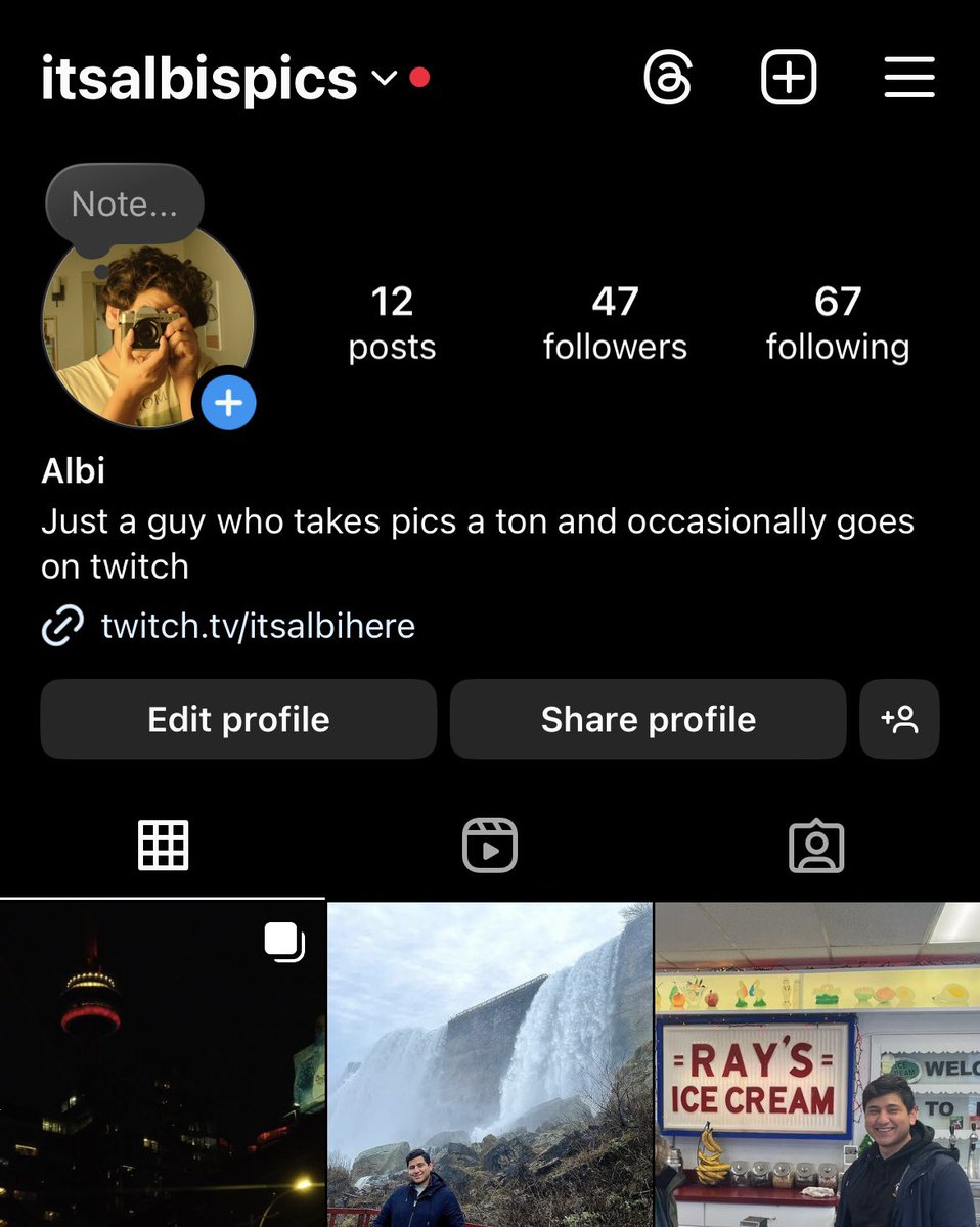 Made a photography page on insta. Feel free to follow!