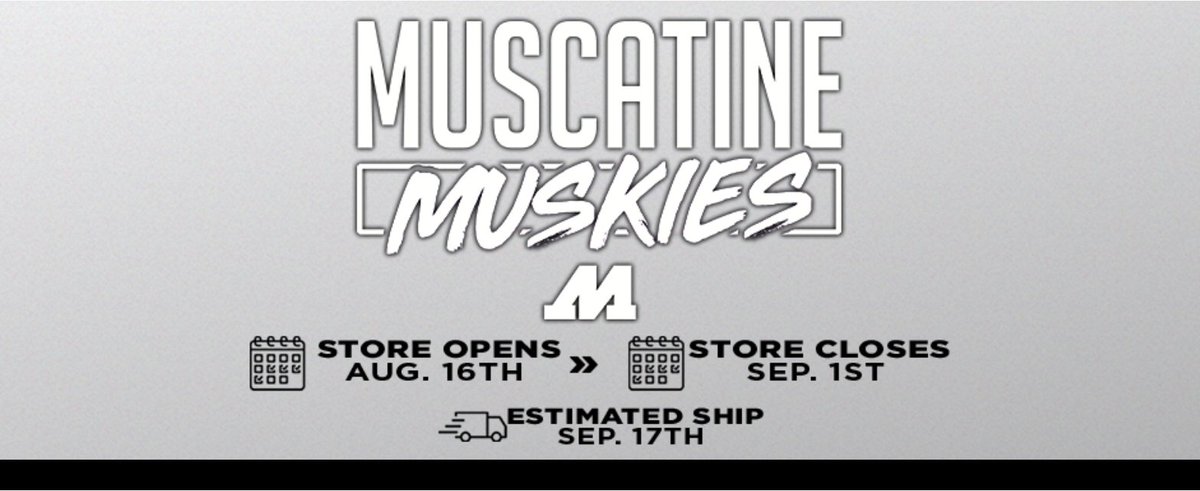 MuscatineHS's tweet photo. The Muskie Apparel store is live! Click here: https://t.co/BPc3IuTdJ7 to order spiritwear! The store includes apparel and swag for both MHS and Muskie spirit in general. Everyone is welcome to order!
Contact Morgan Mohr (morgan.mohr@mcsdonline.org) with questions!
#muskienation https://t.co/Oo8oANGTT4