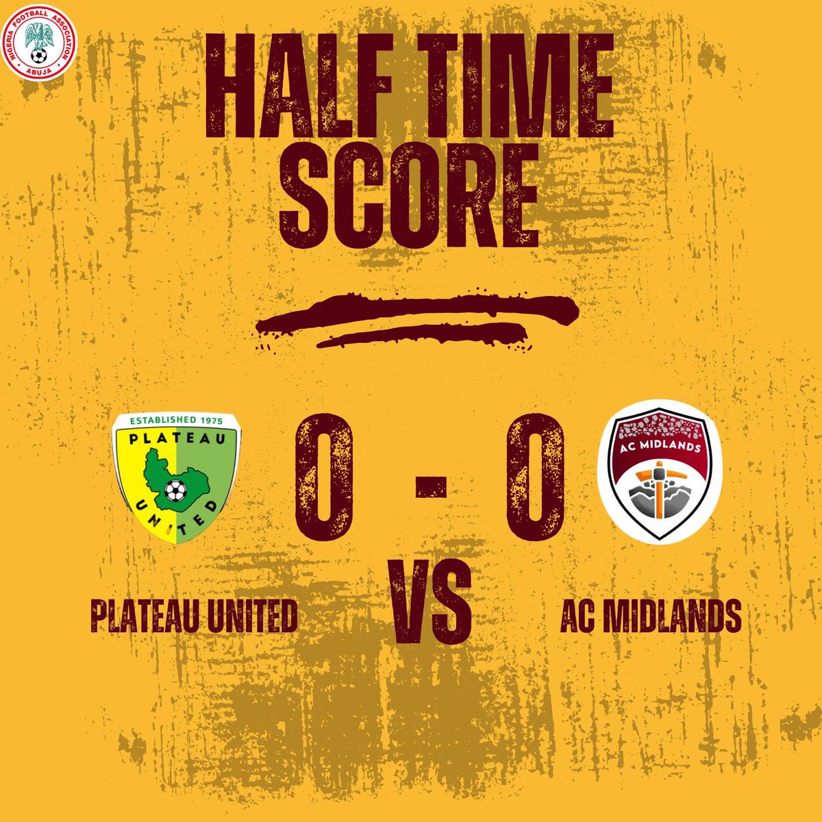 WeAreACMidlands's tweet photo. Halftime scores https://t.co/7ANvjuEA6Q