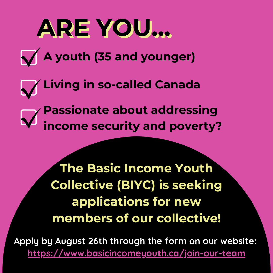 Basic Income Youth Collective tweet media